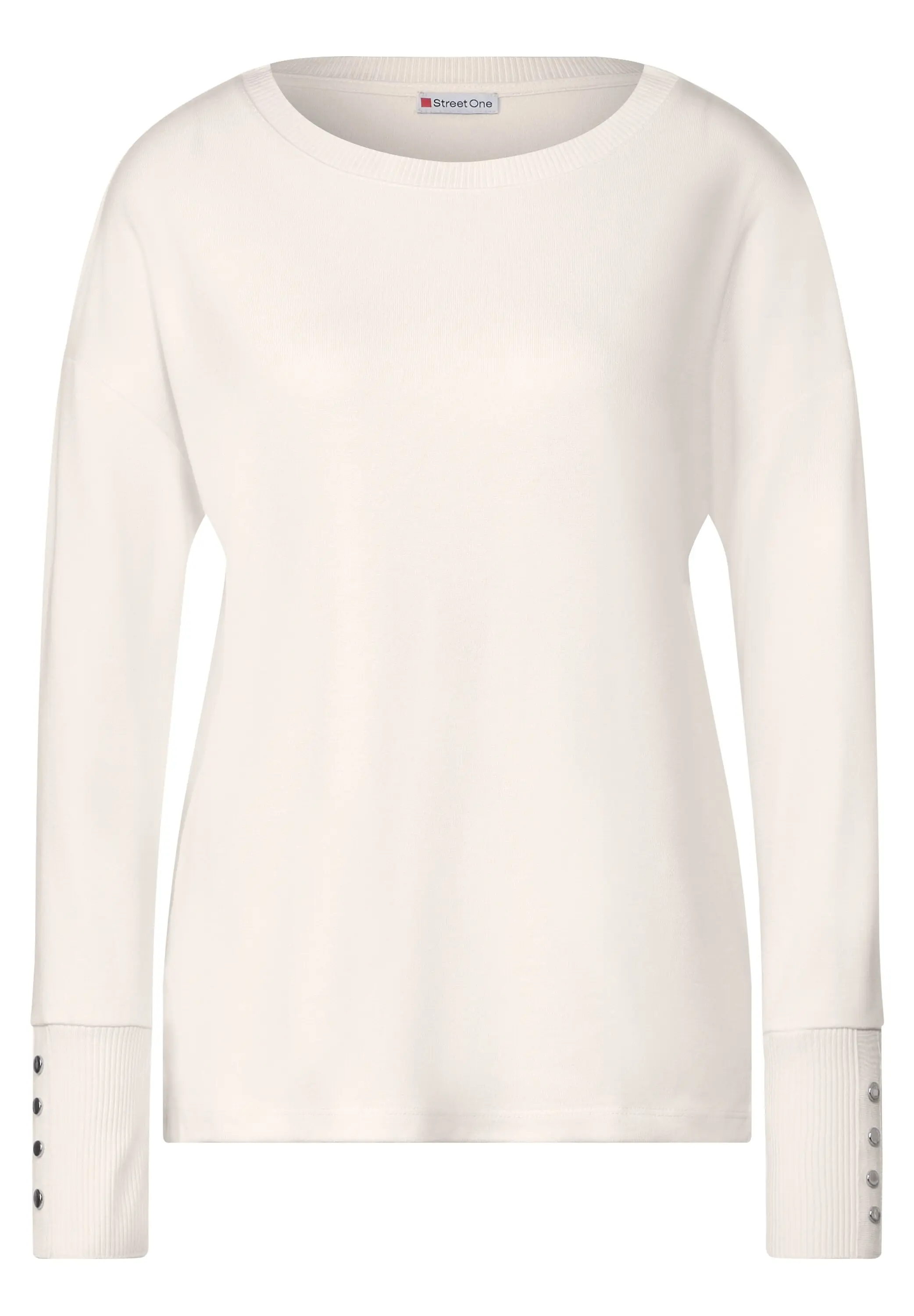 Street One Shirt mit Knopfdetail | lucid white | 34